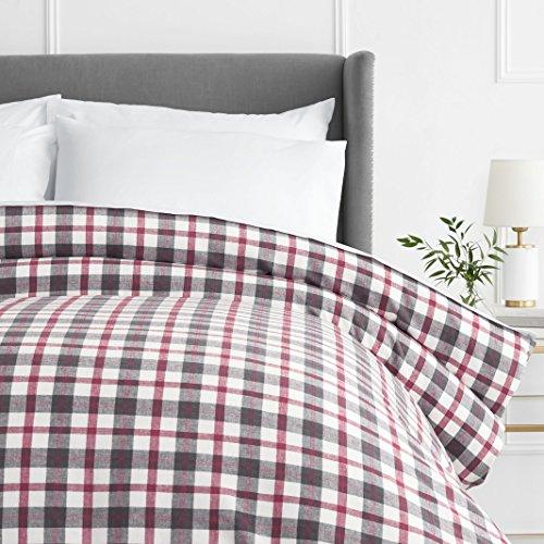 Algopix Similar Product 1 - Pinzon 160 Gram Plaid Flannel Duvet