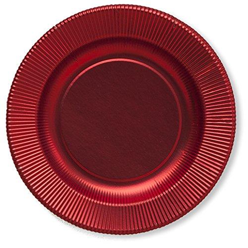Algopix Similar Product 20 - Sophistiplate Satin Red Righe