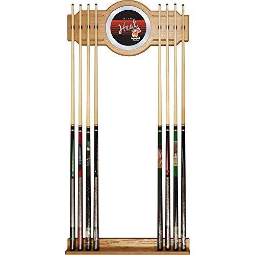Algopix Similar Product 8 - NBA Miami Heat Cue Rack with Mirror