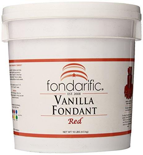 Algopix Similar Product 8 - Fondarific Vanilla Red Fondant