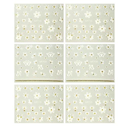 Algopix Similar Product 6 - ALLYDREW Fingernail Stickers Nail Art