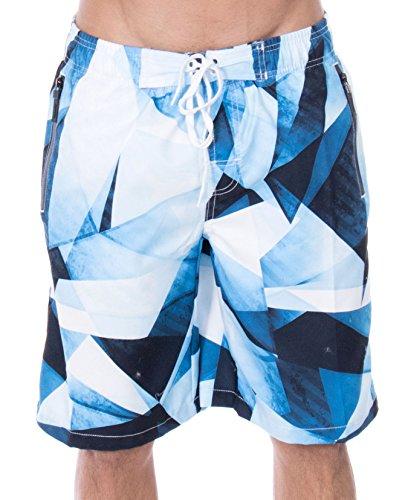 Algopix Similar Product 15 - ZENCO Mens Jayden Triangle Geo Print