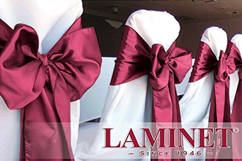 Algopix Similar Product 4 - LAMINET Satin Chair Bow Sash  Set of 6