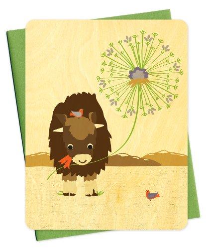 Algopix Similar Product 16 - Oslo Ox Wood Notecard by Night Owl