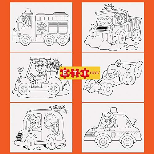 Algopix Similar Product 17 - ETI Toys  6 Canvas Set  6 Cars and