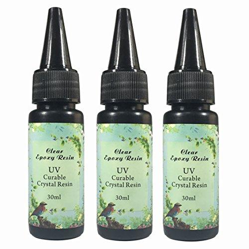 Algopix Similar Product 17 - UV Epoxy Resin Jewelry Making Kit Clear