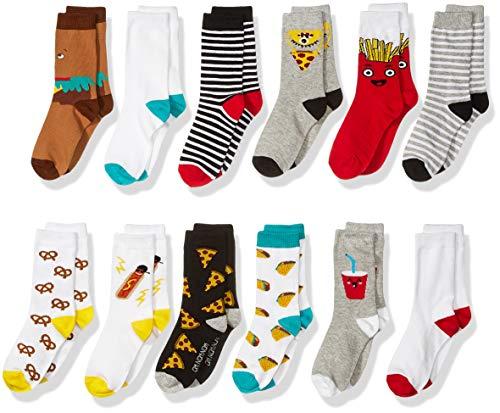 Algopix Similar Product 8 - Spotted Zebra Kids 12Pack Crew Socks