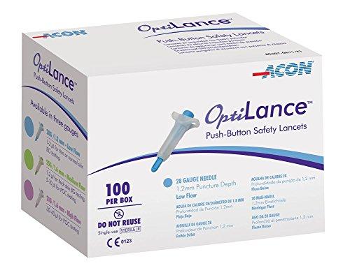 Algopix Similar Product 10 - Optilance PushButton Safety Lancets