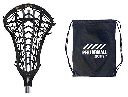 Algopix Similar Product 6 - STX Crux 500 Lacrosse Head Black Strung