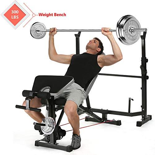 Algopix Similar Product 19 - Tomasar Olympic Weight Bench with