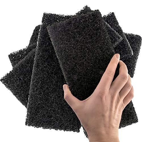 Algopix Similar Product 20 - Heavy Duty XL Black Scouring Pad 20Pk