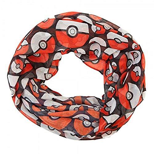 Algopix Similar Product 12 - Pokemon Pokeball Infinity Viscose Scarf