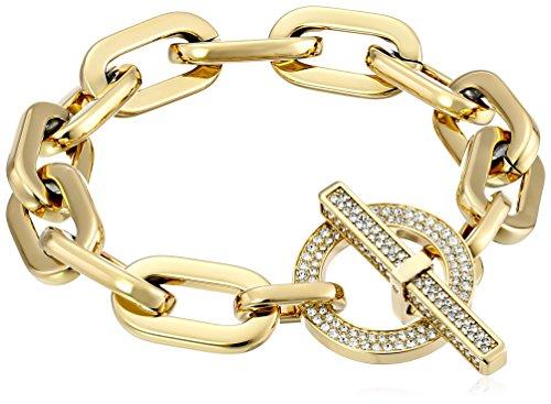 Algopix Similar Product 17 - Michael Kors GoldTone Toggle Link