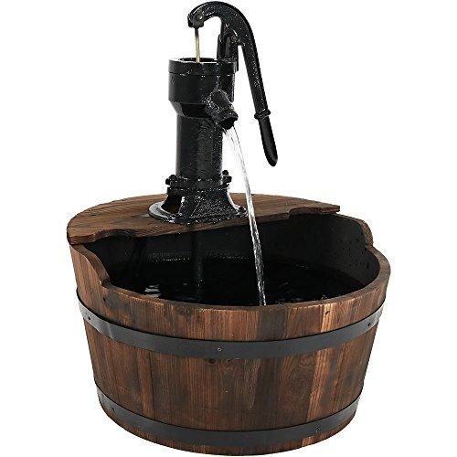 Algopix Similar Product 7 - Sunnydaze OldFashioned Wood Bin