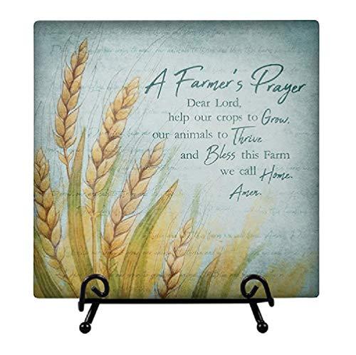 Algopix Similar Product 12 - Carson Ceramic Farmer Easel Plaque