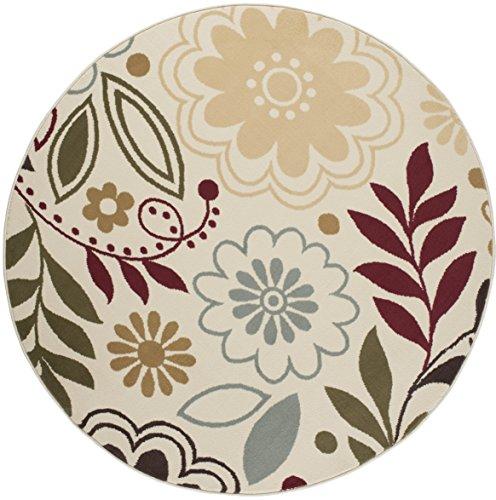 Algopix Similar Product 7 - Skyler Contemporary Floral Beige