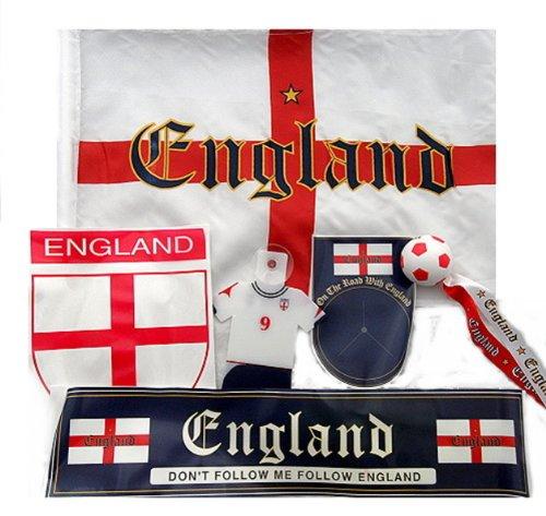 Algopix Similar Product 12 - England Soccer Football Team 6 Piece