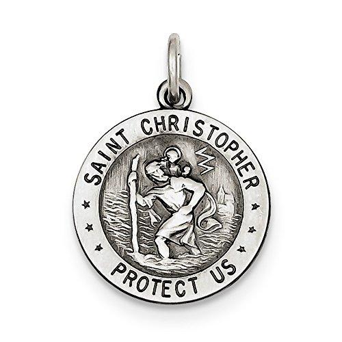 Algopix Similar Product 11 - Sterling Silver St Christopher Us Navy