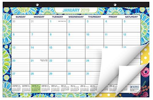 Algopix Similar Product 11 - Desk Calendar 20182019 11x17 