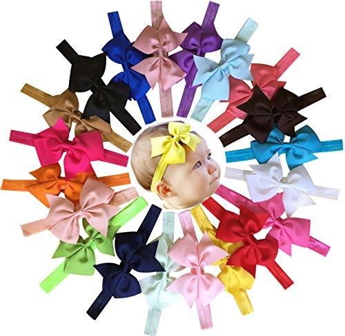Algopix Similar Product 16 - Qandsweet 20pcs Baby Girls Headbands