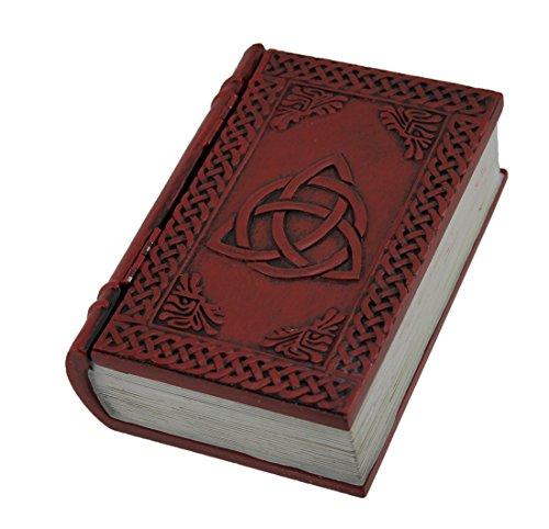 Algopix Similar Product 20 - Zeckos Dark Red Embossed Triquetra Book