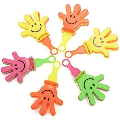 Algopix Similar Product 8 - Smiler Hand Clappers - Pk6