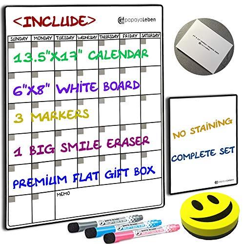 Algopix Similar Product 5 - Magnetic Dry Erase Calendar for