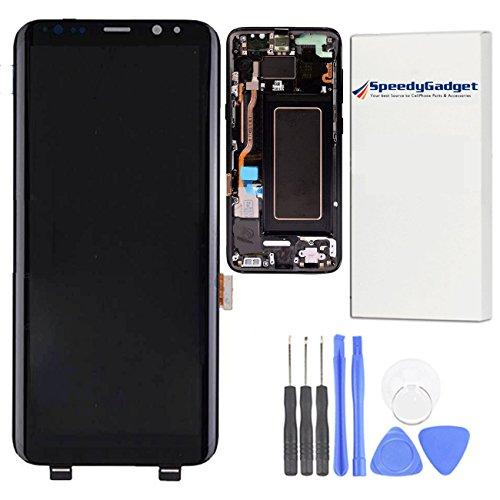 Algopix Similar Product 10 - Black With Frame LCD Digitizer Screen