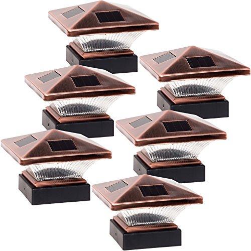 Algopix Similar Product 9 - 6 Pack Greenlighting Siena Solar Post