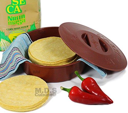 Algopix Similar Product 8 - Tortilla Warmer 9 Inch Microwave Safe