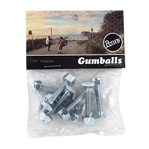 Algopix Similar Product 2 - Penny Gumball Skateboard Bolts White
