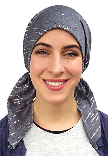 Algopix Similar Product 1 - Pre Tied Fitted Bandana Head Scarf