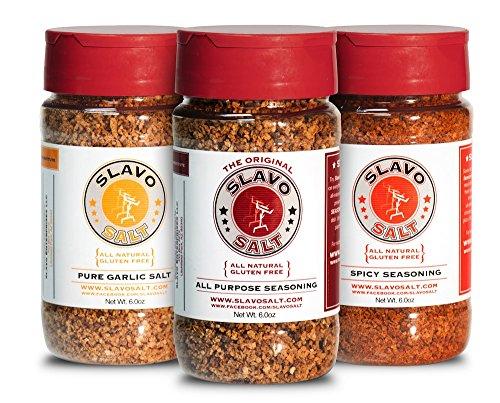 Algopix Similar Product 9 - Slavo Salt Seasonings Trio  Gourmet