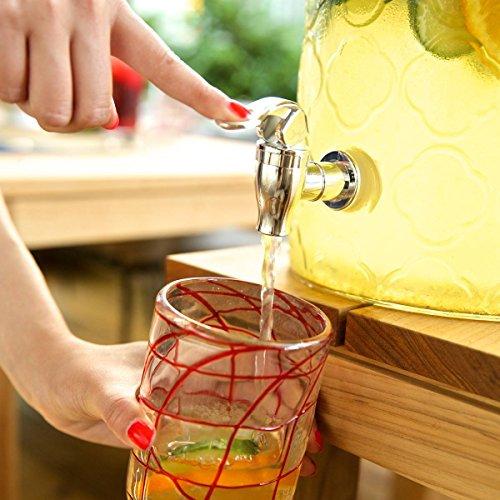 Algopix Similar Product 9 - Checkered colored glasses  Set of 4