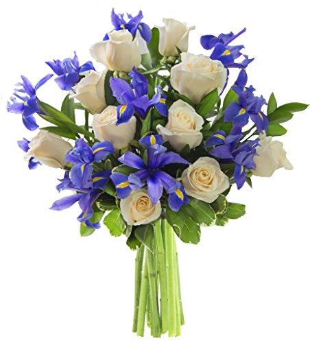 Algopix Similar Product 18 - Perla Iris Mixed Bouquet of White