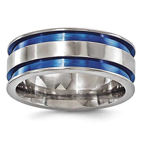 Algopix Similar Product 2 - Edward Mirell Titanium Grooved Blue