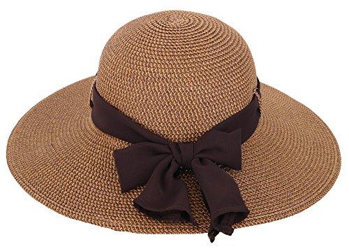 Algopix Similar Product 17 - Straw Hat Womens Wide Brim Summer