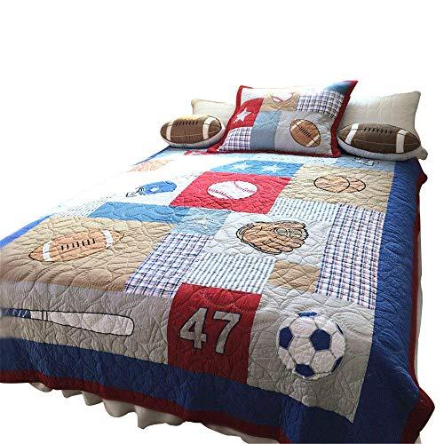 Algopix Similar Product 10 - Abreeze 100 Cotton Plaid Striped Quilt