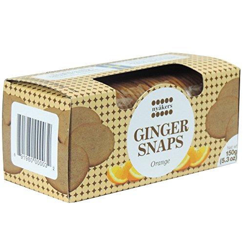 Algopix Similar Product 12 - Nyakers  Ginger Snaps  Orange  150g