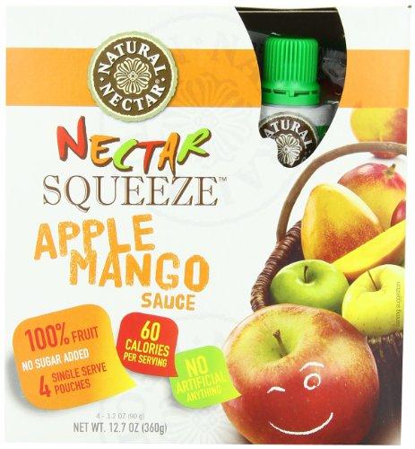Algopix Similar Product 3 - Natural Nectar Squeeze Apple Mango