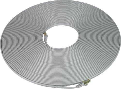 Algopix Similar Product 6 - Flat CAT7 Ethernet Cable Gray 50
