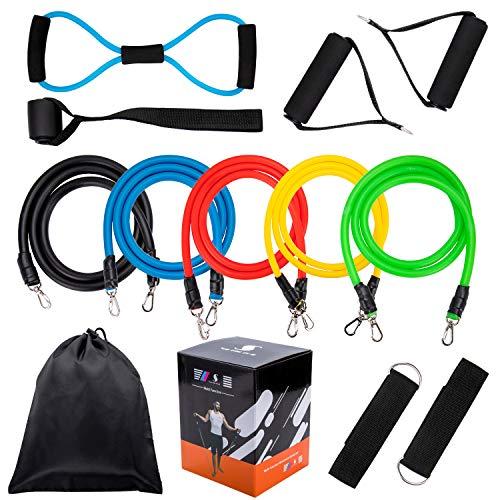 Algopix Similar Product 8 - Fitness Resistance Band Set5Pcs
