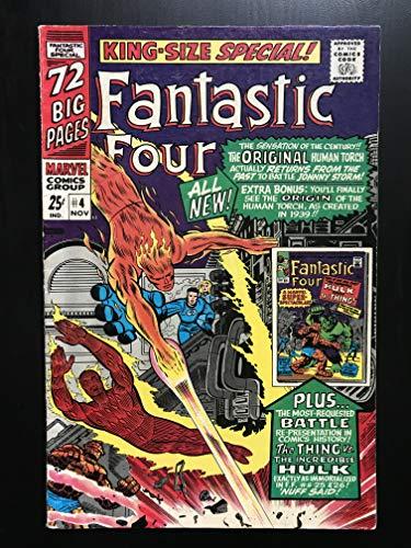 Algopix Similar Product 13 - Fantastic Four Annual 4 1967 King Size