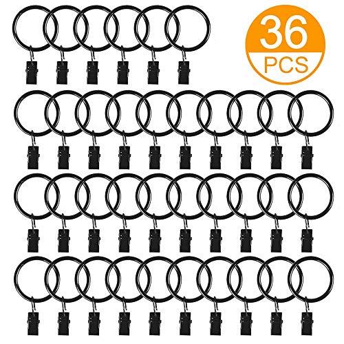 Algopix Similar Product 15 - AJSPOW 36PCS Shower Curtain with Clips