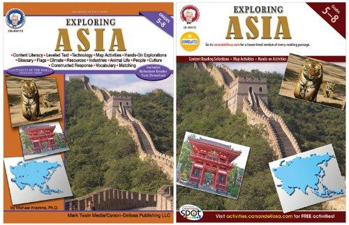 Algopix Similar Product 9 - Mark Twain  Exploring Asia Grades 5 
