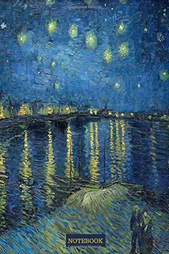 Algopix Similar Product 4 - Van Gogh Notebook Starry Night Over