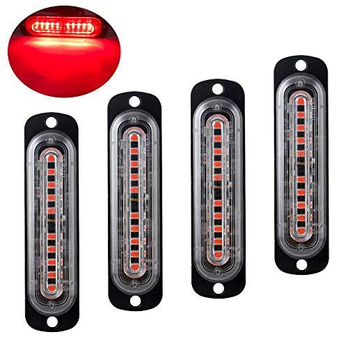 Algopix Similar Product 20 - 4pcs Ultra Slim 10LEDs Surface Mount
