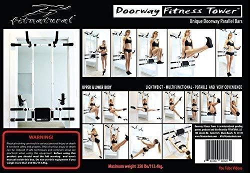 Algopix Similar Product 11 - FITNATURAL Doorway Fitness Tower Pull