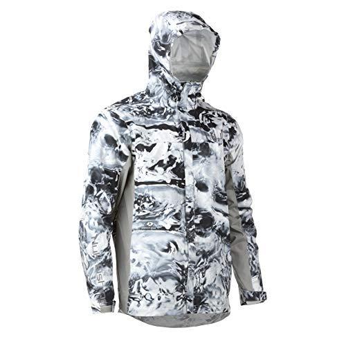 Algopix Similar Product 16 - HUK CYA Camo Packable Rain Jacket