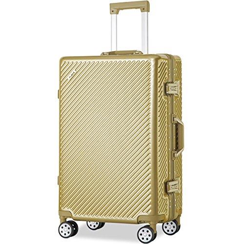 Algopix Similar Product 18 - Flieks Aluminum Frame HardShell Luggage